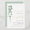 Search for real gold foil wedding invitations Watercolor