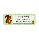 Search for acorn return address labels Squirrel