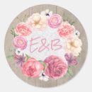 Search for pink flower wreath stickers Watercolor