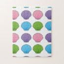 Search for seashell puzzles Pink