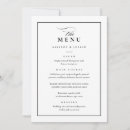 Search for black white dinner template menus Calligraphy