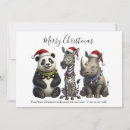 Search for zebra christmas cards Safari