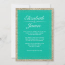 Search for turquoise burlap wedding invitations Lace