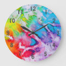 Search for colorful clocks Psychedelic
