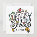 Search for cute school supplies cards Kindergarten