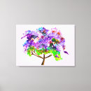 Search for purple tree canvas prints Lavender