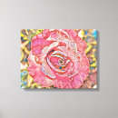 Search for beautiful pink flower canvas prints Rose