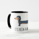 Search for funny sausage dog mugs Cute