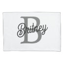 Search for monogram pillowcases Black