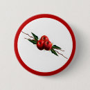 Search for red apple badges Watercolor