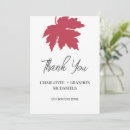 Search for red maple leaf cards Elegant