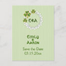 Search for shamrock save the dates Gold