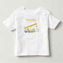 Search for truck toddler tshirts Construction vehicle