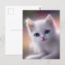 Search for cat fluffy postcards Kawaii