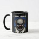 Search for evil clown mugs Funny