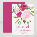 Search for sip n see invitations Watercolor
