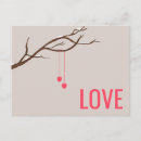Search for two hearts postcards Minimalist