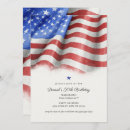 Search for american flag birthday invitations Red white and blue