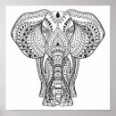 Search for indian elephant posters Zendoodle