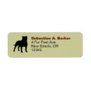 Search for bull terrier return address labels Dog