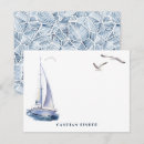 Search for yacht note cards Navy blue