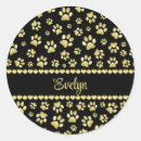 Search for paw print stickers Dog paws