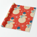 Search for vintage snowman wrapping paper Festive