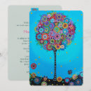 Search for tree bar bat mitzvah invitations Purple