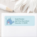 Search for pink whale return address labels Ocean