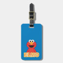 Search for elmo luggage tags Seasame st