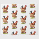 Search for chicken rooster wrapping paper Farm animals