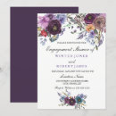 Search for winter shower wedding invitations Purple
