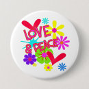 Search for flower power badges Hippie