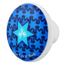 Search for gold star knobs and pulls Blue