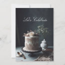 Search for anniversary cake invitations Elegant