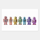 Search for aged rectangle stickers Retro