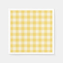 Search for yellow gingham napkins Yellow baby shower