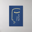 Search for crying canvas prints Face