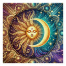 Search for starry night sky posters Crescent moon