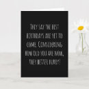 Search for black white quote birthday cards Funny
