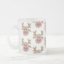 Search for reindeer cartoon mugs Cute