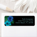 Search for neon blue return address labels Elegant