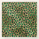 Search for dark green coasters Gold