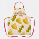 Search for olive aprons Monogrammed