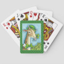 Search for lucky leprechaun playing cards Green