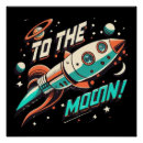 Search for vintage rocket posters moon