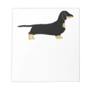 Search for dachshund notepads Doxie