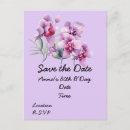 Search for 80th save date postcards Purple
