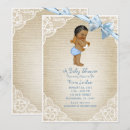 Search for brown and blue baby shower invitations Boys