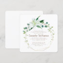 Search for white flowers confirmation invitations Modern